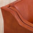 S Mogensen style  seater sofa in reddish leather z plamami  scaled