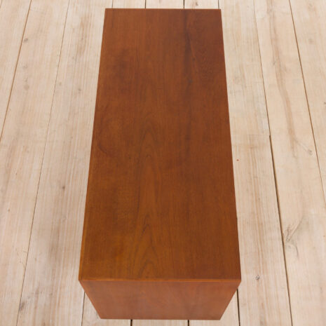 21014 Danish teak small sideboard with metal legs-10 Danish teak small sideboard with metal legs scaled