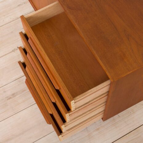 21014 Danish teak small sideboard with metal legs-12 Danish teak small sideboard with metal legs scaled