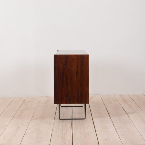 21017 Buffet en palissandre avec 4 tiroirs à droite sur pieds en épingle à cheveux-5 Rosewood sideboard with drawers on right side on hairpin legs scaled