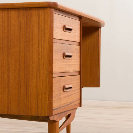 21032 - organic shape teak desk free standing-18 organic shape teak desk free standing scaled