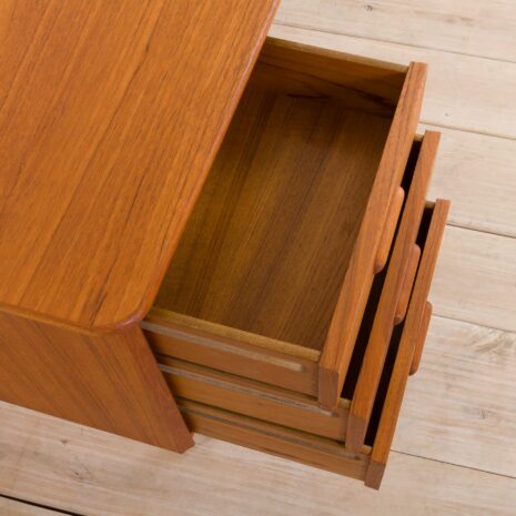 21032 - organic shape teak desk free standing-24 organic shape teak desk free standing scaled