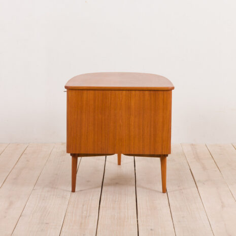 21032 - organic shape teak desk free standing-7 organic shape teak desk free standing scaled