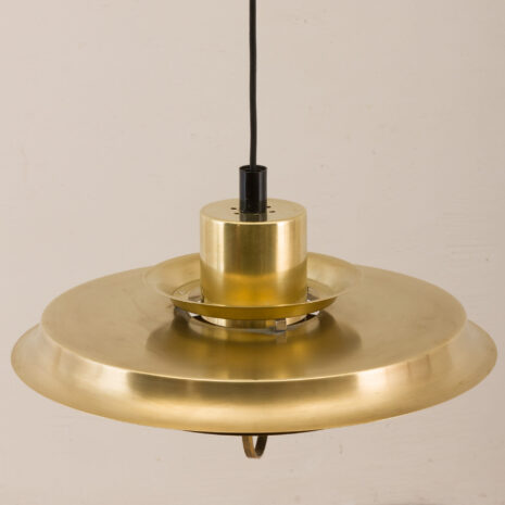 21036-Duńska mosiężna lampa wisząca-2 Danish brass pendant lamp scaled