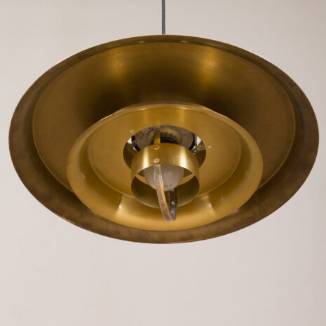 21036-Duńska mosiężna lampa wisząca-3 Danish brass pendant lamp scaled