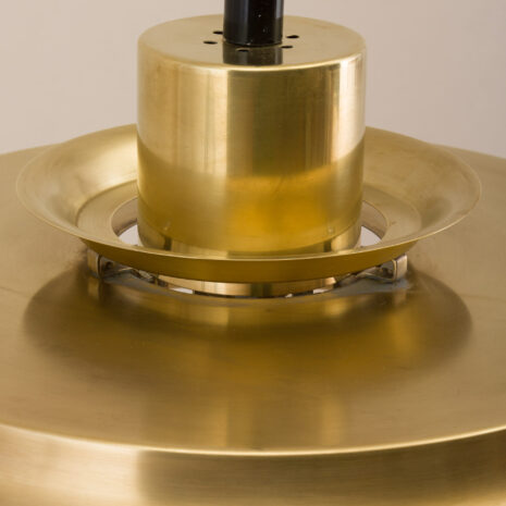 21036-Duńska mosiężna lampa wisząca-4 Danish brass pendant lamp scaled