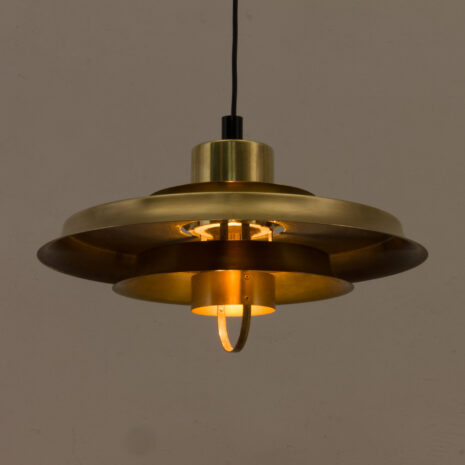 21036-Duńska mosiężna lampa wisząca-6 Danish brass pendant lamp scaled
