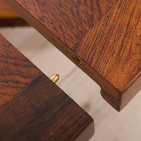 21044 Large round extension dining table by John Mortensen for Heltborg Rosewood, Denmark, 60s-14 Large round extension dining table by John Mortensen for Heltborg Rosewood Denmark s scaled