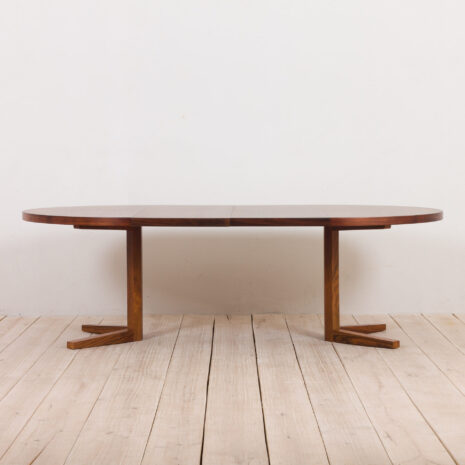 21044 Large round extension dining table by John Mortensen for Heltborg Rosewood, Denmark, 60s-9 Large round extension dining table by John Mortensen for Heltborg Rosewood Denmark s scaled