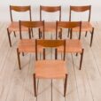 Set of six chairs designed in the s by Arne Wahl Iversen for Glyngore Stolefabrik scaled
