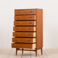 Tall Danish dresser with  drawers teak highboy s  scaled