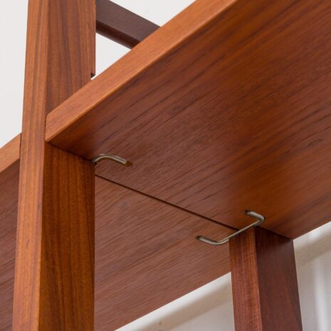 21065-teak free standing 2 bay wall unit, Norwegian shelving system from 1960s-15 teak free standing bay wall unit Norwegian shelving system from s scaled