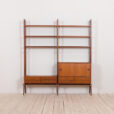 teak free standing  bay wall unit Norwegian shelving system from s  scaled