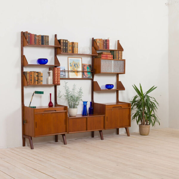 bay wall unit shelving system with  cabinets and  shelves  scaled