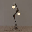 Italian geometric floor lamp attr
