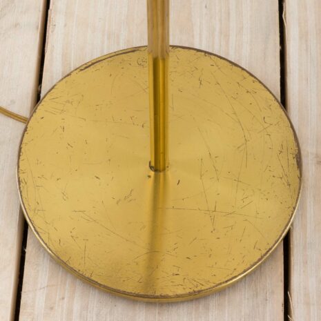 21088 Danish brass floor lamp with Le Klint shade, adjustable height-8 Danish brass floor lamp with Le Klint shade adjustable height scaled