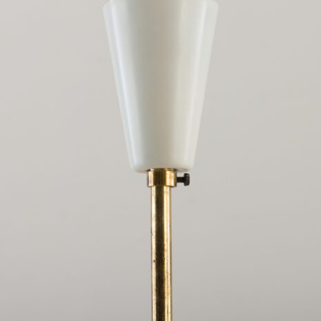 21095 UFO disc glass shade pendant lamp with teak and brass details, Denmark, 1960s-5 UFO disc glass shade pendant lamp with teak and brass details Denmark s scaled