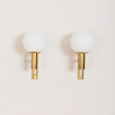 21097 Para mosiężnych kinkietów Gaetano Sciolari, nowoczesne lampy ścienne vintage, Włochy 1960s-1 Pair of Gaetano Sciolari brass wall sconces modern vintage wall lamps Italy s scaled