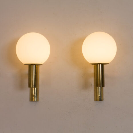 21097 Pair of Gaetano Sciolari brass wall sconces, modern vintage wall lamps, Italy 1960s-6 Pair of Gaetano Sciolari brass wall sconces modern vintage wall lamps Italy s scaled