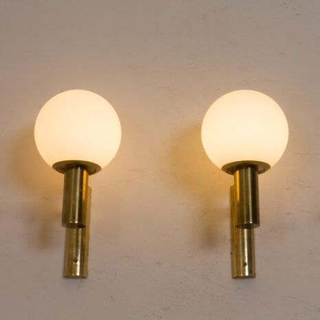 21097 Pair of Gaetano Sciolari brass wall sconces, modern vintage wall lamps, Italy 1960s-8 Pair of Gaetano Sciolari brass wall sconces modern vintage wall lamps Italy s scaled