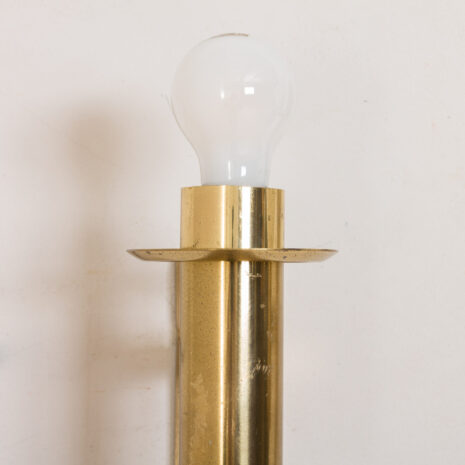 21097 Pair of Gaetano Sciolari brass wall sconces, modern vintage wall lamps, Italy 1960s-9 Pair of Gaetano Sciolari brass wall sconces modern vintage wall lamps Italy s scaled