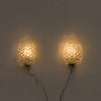 Barovier   Tosso wall lamps with Murano glass shades in leaf shape Italy s   scaled