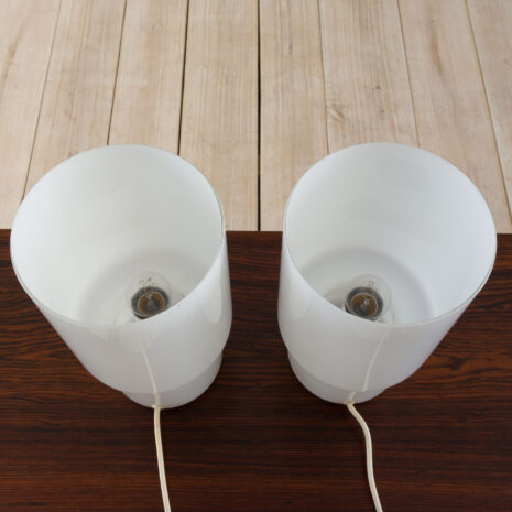 21102 Pair of Murano glass table lamps on brass base-4 Pair of Murano glass table lamps on brass base scaled