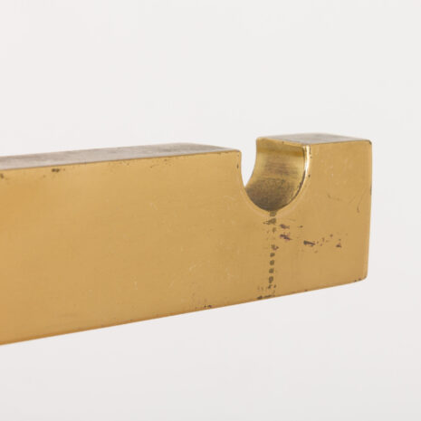 21111 Porte-manteau italien vintage en laiton-5 Vintage Italian coat rack in brass scaled