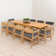 Henning Kjaernuff oak dinning extension table  scaled
