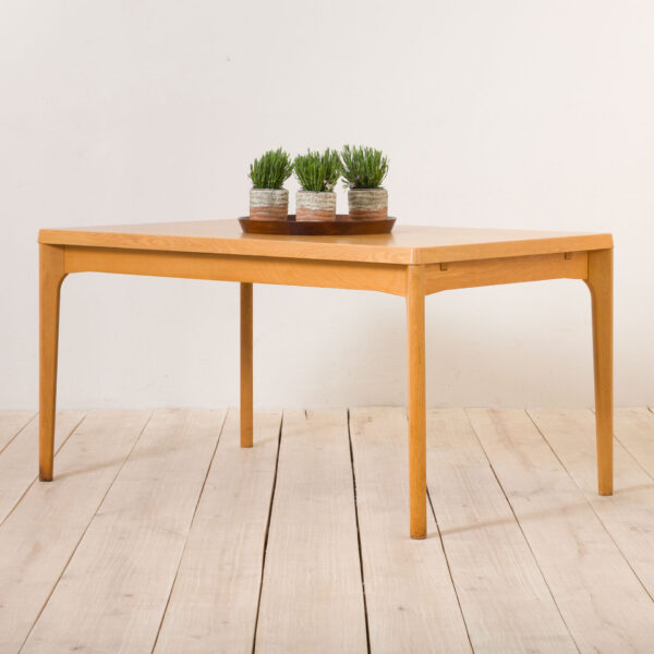 Henning Kjaernuff oak dinning extension table  scaled