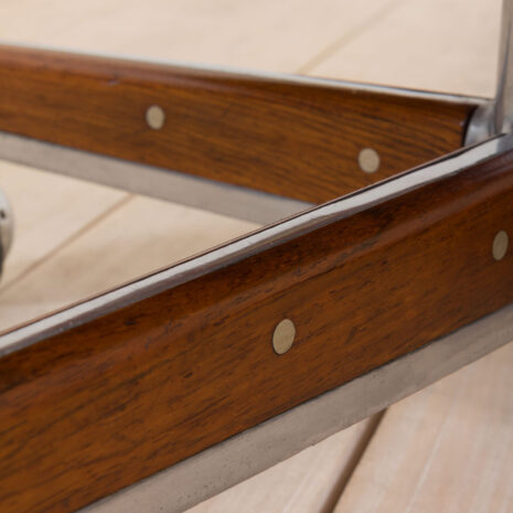 21118 Arne Vodder krzesło do biurka dla Sibast z drewna różanego i czarnej skóry, Dania 1960s-10 Arne Vodder executive desk chair for Sibast in rosewood and black leather Denmark s scaled