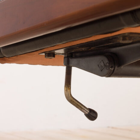 21118 Arne Vodder krzesło do biurka dla Sibast w drewnie różanym i czarnej skórze, Dania lata 60-te-16 Arne Vodder executive desk chair for Sibast in rosewood and black leather Denmark s scaled