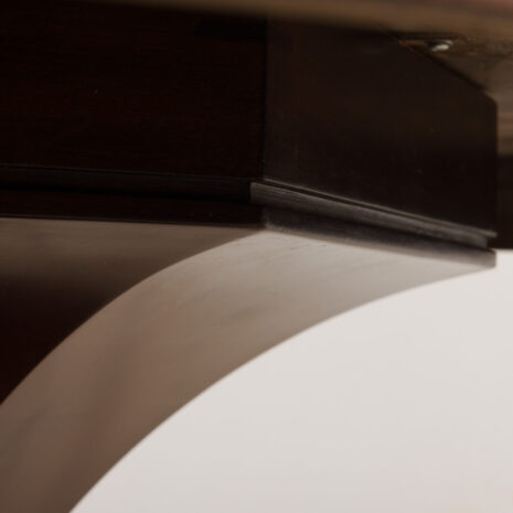 2109 Table ronde en palissandre de style Carlo di Carli avec base hexagonale, Italie, années 1960-10 Carlo di Carli style rosewood round table with hexagonal base Italy s scaled