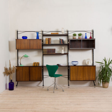 Ico and Luisa Parisi rosewood wall unit model Urio for MIM Italy s  scaled