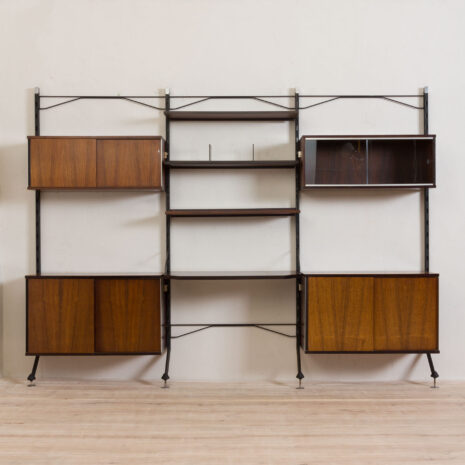 21123 Ico and Luisa Parisi rosewood wall unit model Urio for MIM, Italy 1960s-7 Ico and Luisa Parisi rosewood wall unit model Urio for MIM Italy s scaled