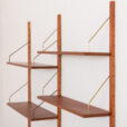 czekamy na kije Danish teak wall unit shelving with desk and chest of drawers in Sorensen Cadovius style scaled