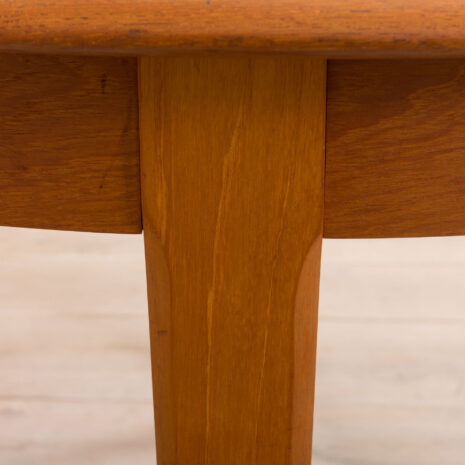 21133 vintage duński okrągły stół z drewna tekowego grom 1960s-16 vintage Danish teak round extension table grom s scaled