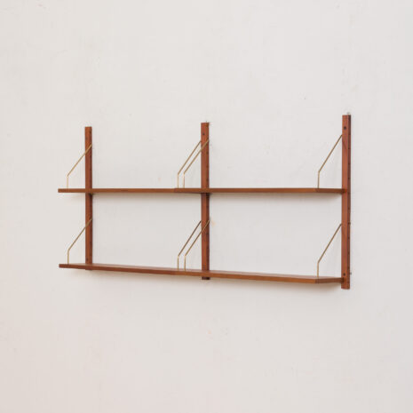 21136 Sorensen Cadovius style teak shelving system set of 4 -4 Sorensen Cadovius style teak shelving system set of scaled