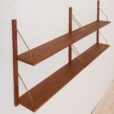 Sorensen Cadovius style teak shelving system set of scaled