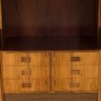 Mid Century Modern storage in Rio Palisander bay wall unit in Rosewood Denmark s scaled