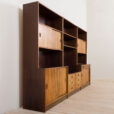 Mid Century Modern storage in Rio Palisander bay wall unit in Rosewood Denmark s scaled