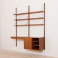 Royal Cadovius bay wall unit with a desk and a cabinet scaled