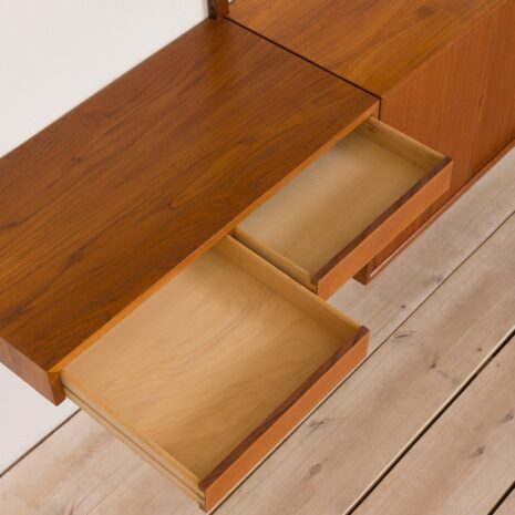 21129 Royal Cadovius 2 bay wall unit with a desk and a cabinet-7 Royal Cadovius bay wall unit with a desk and a cabinet scaled