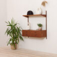 Kai Kristiansen entry chest wall unit in teak shelving Denmark FM Mobler s scaled