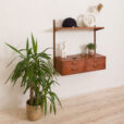 Kai Kristiansen entry chest wall unit in teak shelving Denmark FM Mobler s scaled
