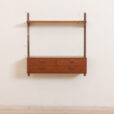 Kai Kristiansen entry chest wall unit in teak shelving Denmark FM Mobler s scaled