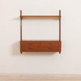 Kai Kristiansen entry chest wall unit in teak shelving Denmark FM Mobler s scaled
