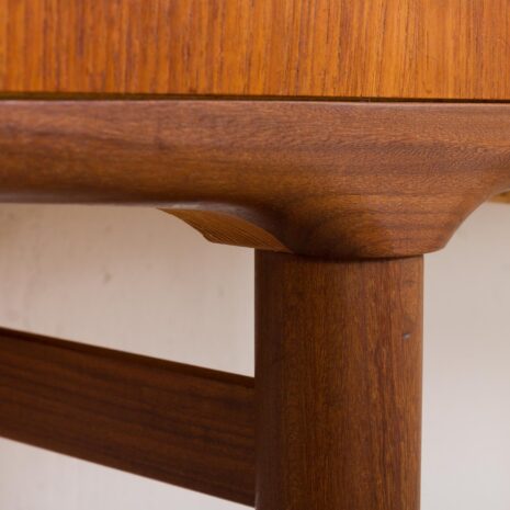 21147 Scandinavian mid century teak vanity with brass handles and adjustable mirror-23 Scandinavian mid century teak vanity with brass handles and adjustable mirror scaled