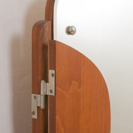 21147 Scandinavian mid century teak vanity with brass handles and adjustable mirror-8 Scandinavian mid century teak vanity with brass handles and adjustable mirror scaled