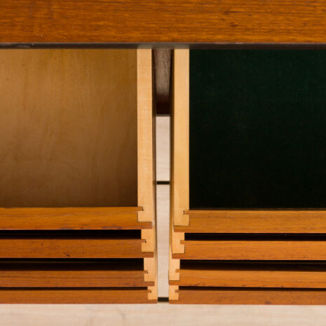 21148 Ergo Wall Unit in teak with 6 shelves and 2 cabinets by John Texmon for Blindheim Møbelfabrikk, 2 bay modular shelving, 1960s-11 Ergo Wall Unit in teak with shelves and cabinets by John Texmon for Blindheim Mobelfabrikk bay modular shelving s scaled